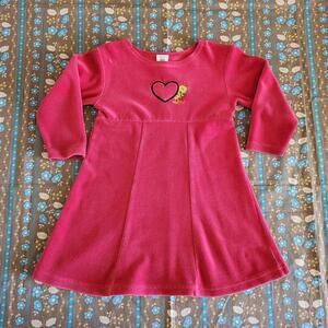 Vintage Toddler Tweety Bird Red Velvet Dress WB Studios 1996 Kids XS
